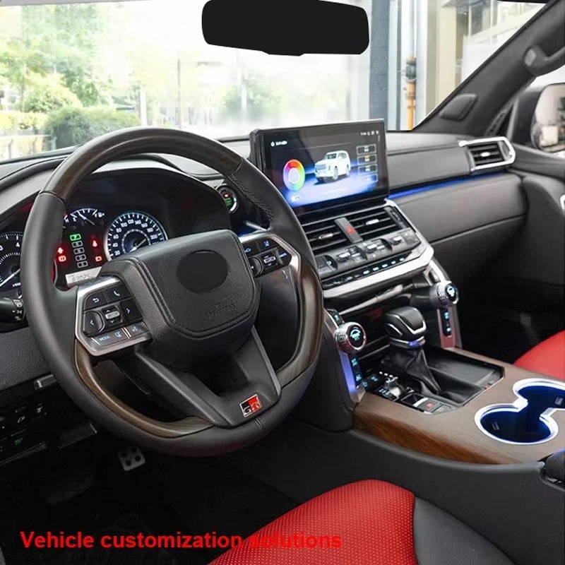 Professional LC200 to LC300 Interior Conversion Kit for RHD Vehicles Complete Dashboard Center Console AC Control Panel Assembly